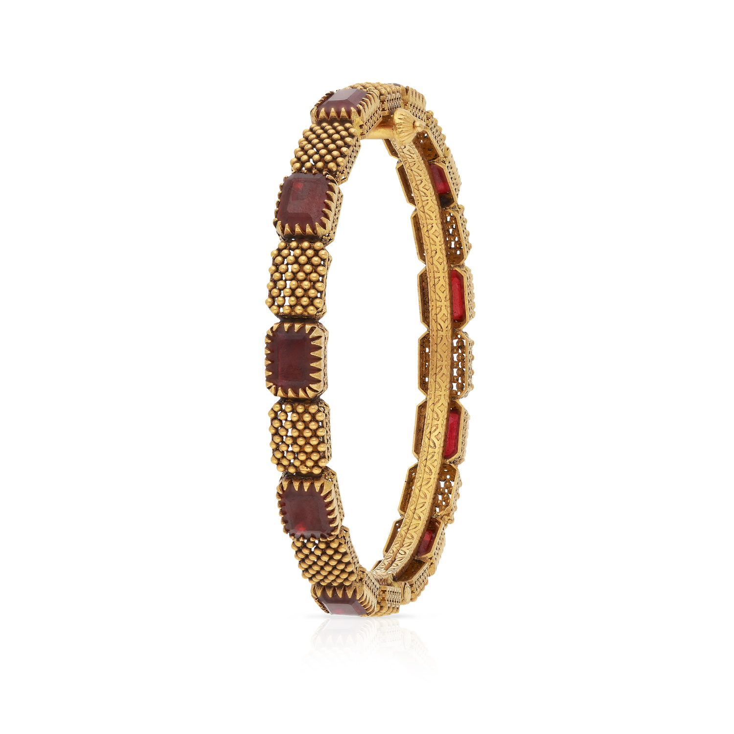 Gold Flat Bangle