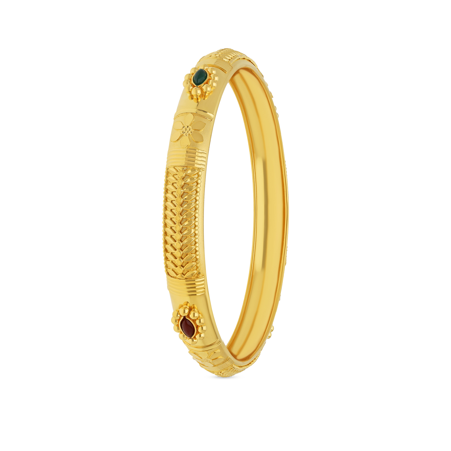 Gold Half Moon Bangle