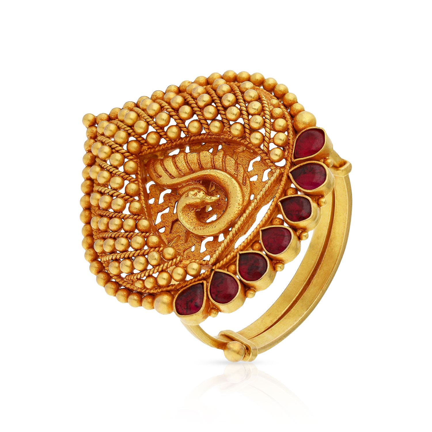 Gold Cocktail Finger Ring