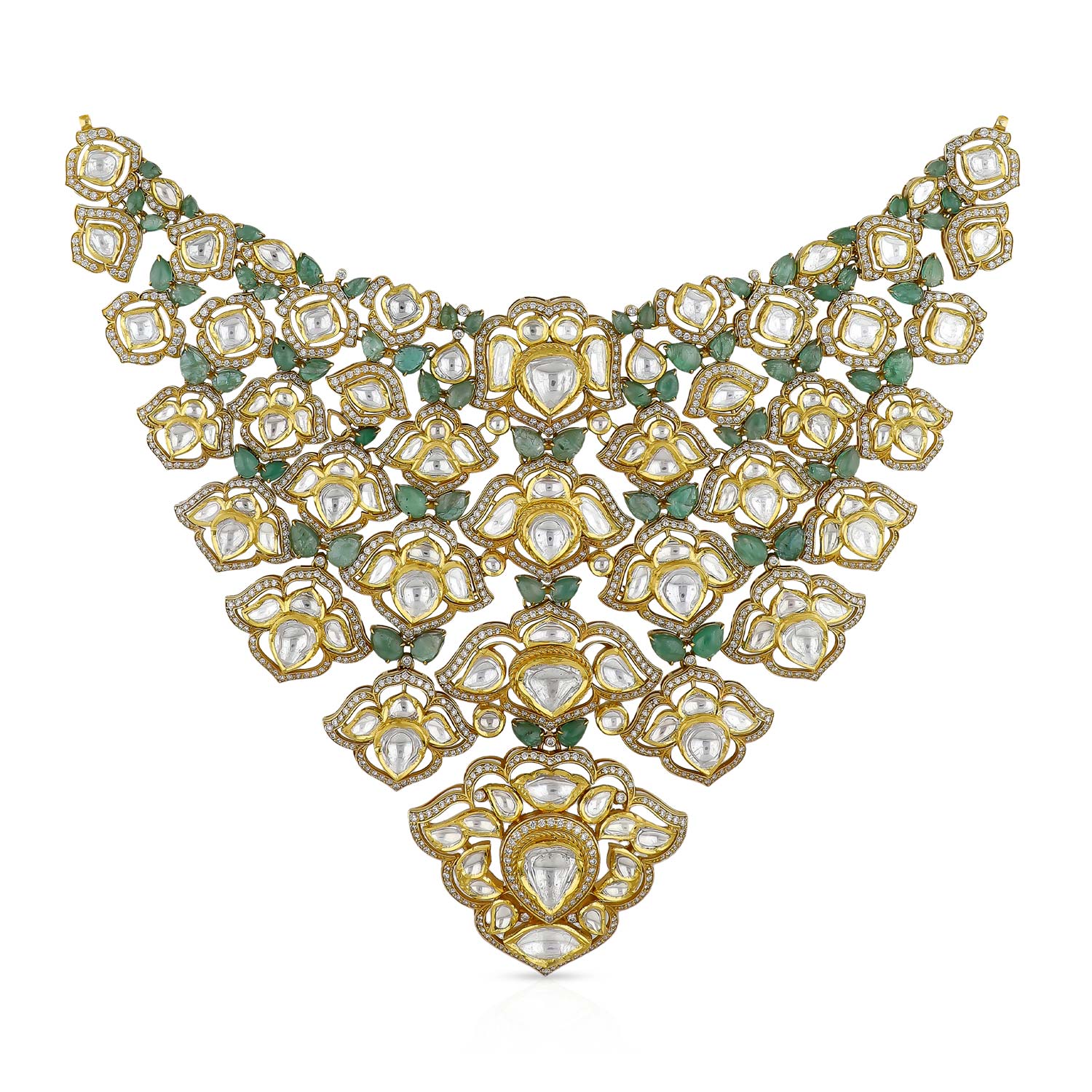 Gold Short U Necklace