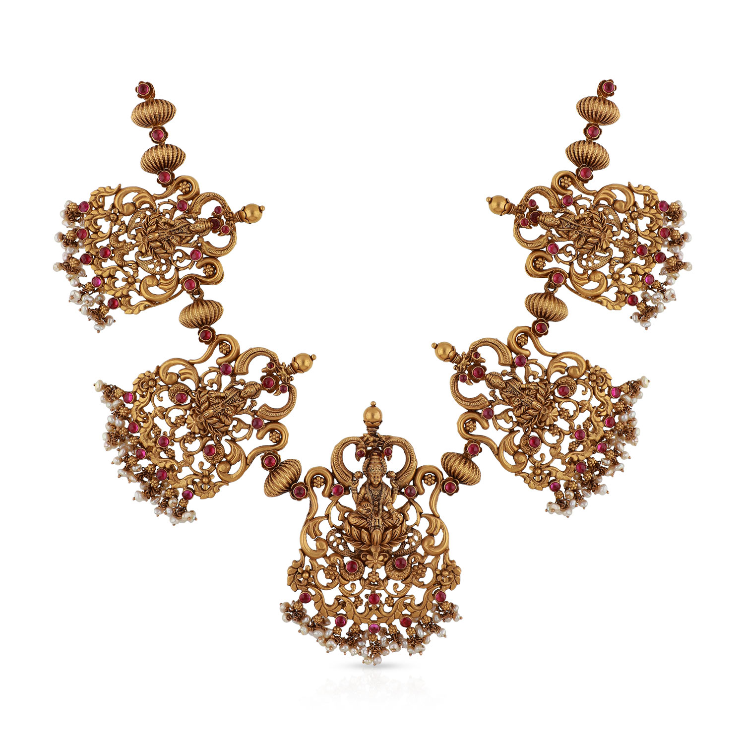 Gold Short U Necklace