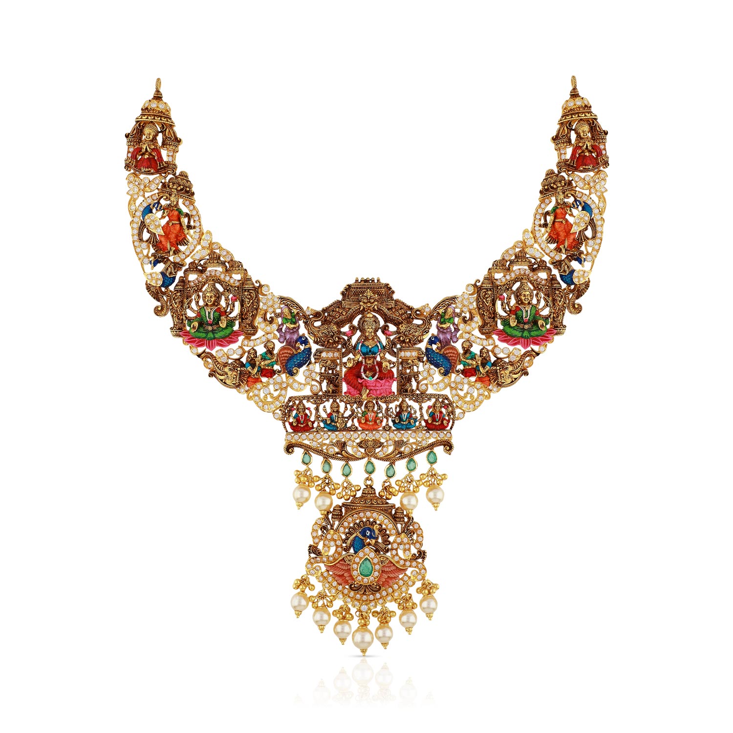 Gold Short U Necklace